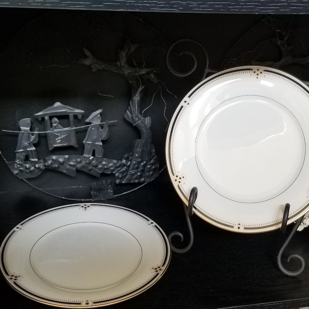 Noritake 2 Evening Gown Salad Plates **Excellent Condition**